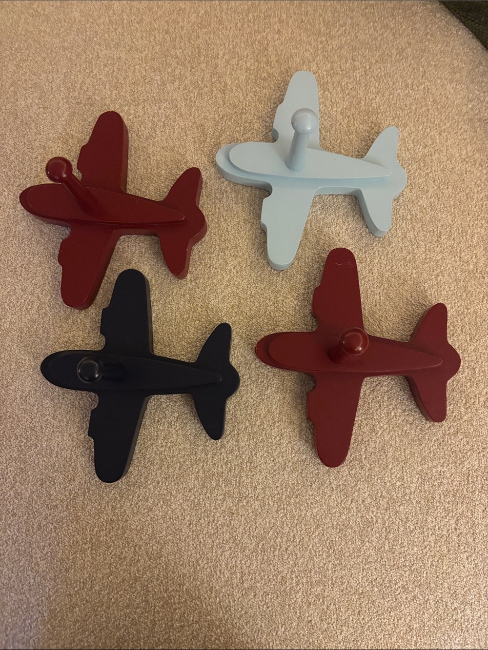 Land of Nod Airplane Wall Hooks - set of 4